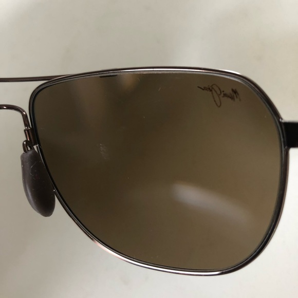 Maui Jim Guardrails Metallic Gloss Copper with HCL® Bronze Polarized lens EUC - Picture 6 of 14